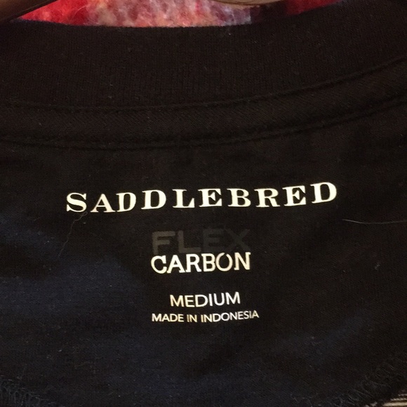 Saddlebred striped long sleeved tee Medium - Picture 5 of 6